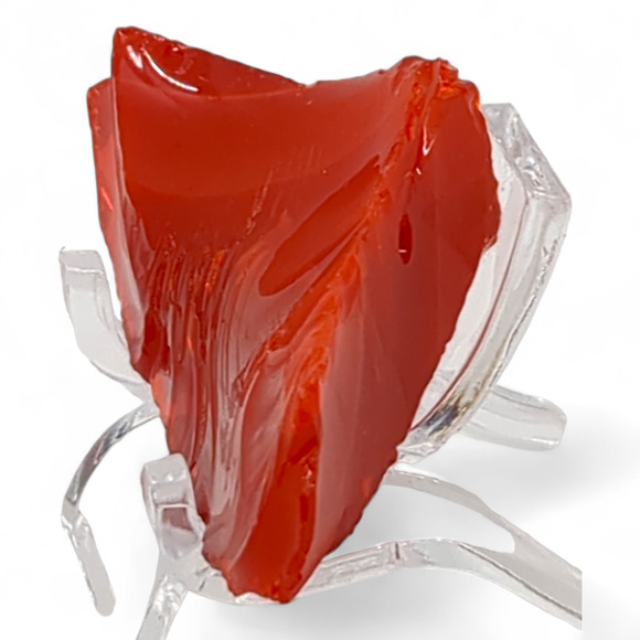 Amberina and Ruby Swirl Slag Art Glass Cullet #4S47 - Picture 3 of 6